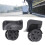 Black Nylon Suitcase Caster Swiveling Replacement Wheel 50mm Diameter 11