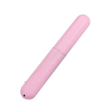 Toothbrush Travel Case Set, 6pcs Pink Dustproof Portable Toothbrush Holder for Home and Trips