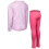 Trespass (7-8 Years, Rose) Trespass Childrens/Kids Alec Base Layer Set 2