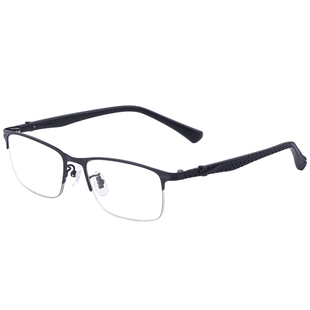 Black/Blue/Light +2 Reading Glasses For Men With Protection And Clear Near Vision Antiglare Lenses