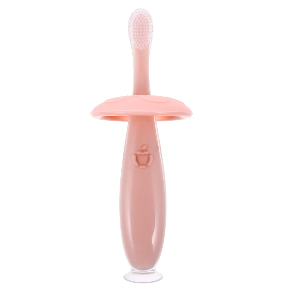 Silicone Baby Toothbrush Set with Soft Bristles and Tongue Cleaner for Infants and Toddlers