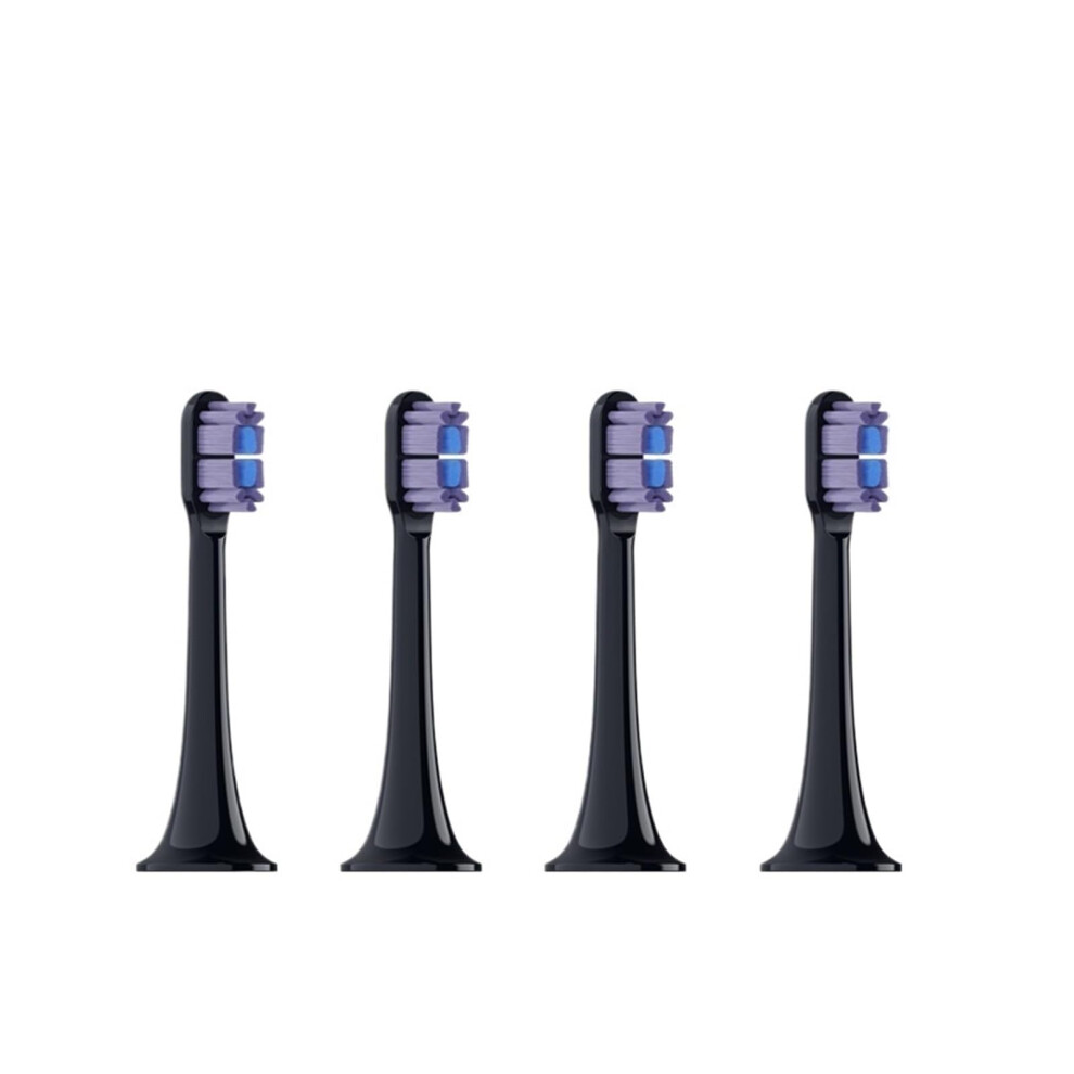 Electric Toothbrush Replacement Heads Soft Bristles for Xiaomi Mijia T700 Set of 4 Purple