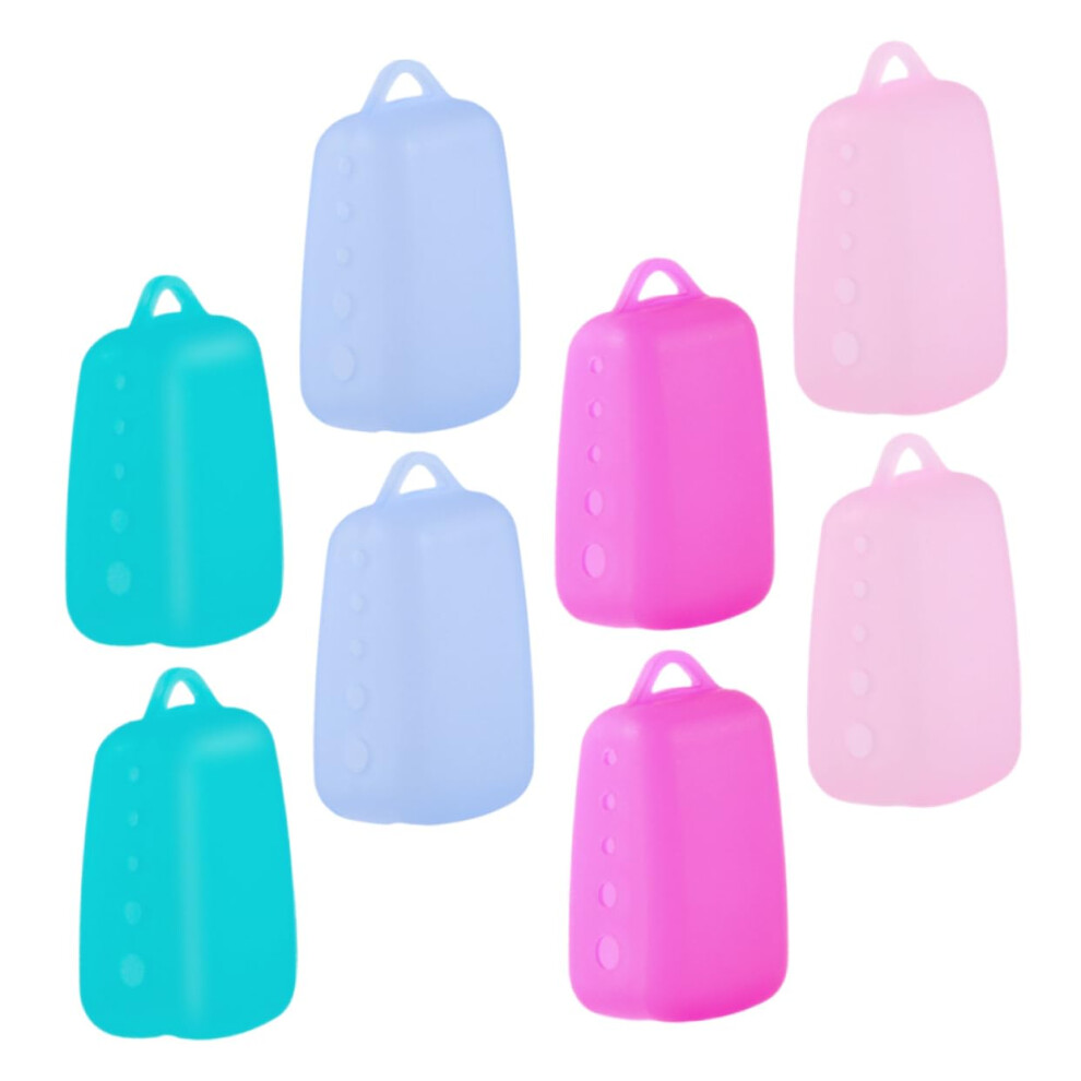 Toothbrush Head Cover 8pcs Silicone Dustproof Travel Caps Reusable Protector for Electric Brush