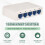 5X 5 Port Data ,Network Hub,Desktop Ethernet Splitter,Plug &  Shielded  Fanless Quiet 1