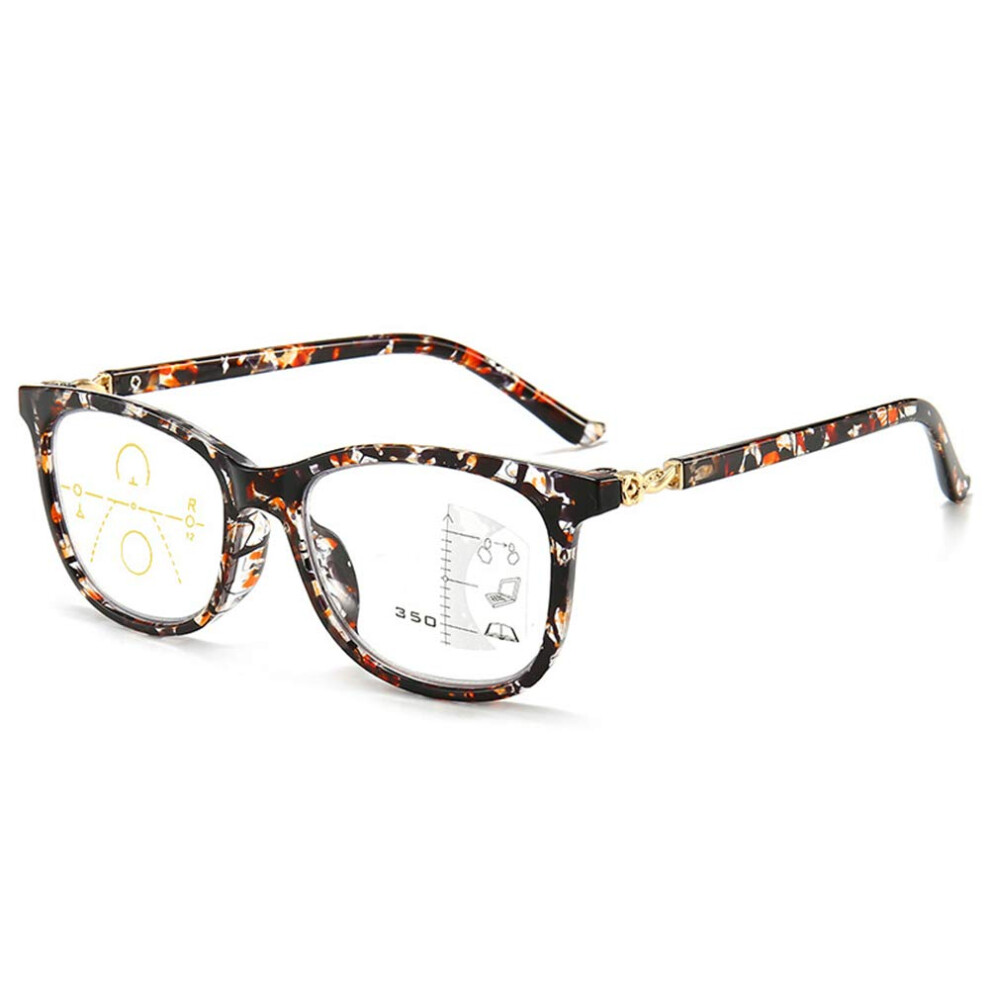 Blue/Light Progressive Multifocal Reading Glasses Blocking Uv Protection Unisex +1.00 To +3.50