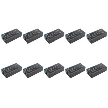 10X Extender POE Un 2 Porte 10 / 100Mbps con Ingresso / Uscita Standard IEEE 802.3Af per Telecamera IP Estendi 100 Metri per Intervallo POE