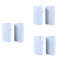 6 Pièces Routeur Wifi Extérieur 2.4G 300Mbps Répéteur Wifi Pont Routeur Sans Fil 1KM Extension Wifi Longue Portée 24V POE Prise UE
