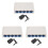 3X 5 Port Data ,Network Hub,Desktop Ethernet Splitter,Plug &  Shielded  Fanless Quiet 1