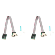 2X Scheda LAN Ethernet M.2 A+e KEY 2.5G Scheda di Rete di Controllo Industriale RTL8125B Scheda di Rete Ethernet M.2 Gigabit