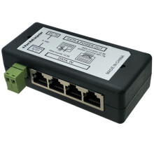 2X 4-Port-POE-Injektor für CCTV-ÜBerwachungs-IP-Kameras Power über Ethernet-Adapter POE-Netzadapter
