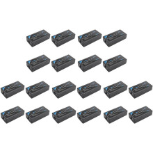20X Extendeur POE 2 10 / 100Mbps avec EntréE / Sortie Standard IEEE 802.3Af pour CaméRa IP Extension de 100 MèTres pour la PortéE POE