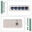 10X 5 Port Data ,Network Hub,Desktop Ethernet Splitter,Plug &  Shielded  Fanless Quiet 8