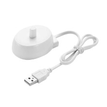 Electric Toothbrush USB Charger for Oral B Model 3757, Waterproof Stable Charging Base Adapter