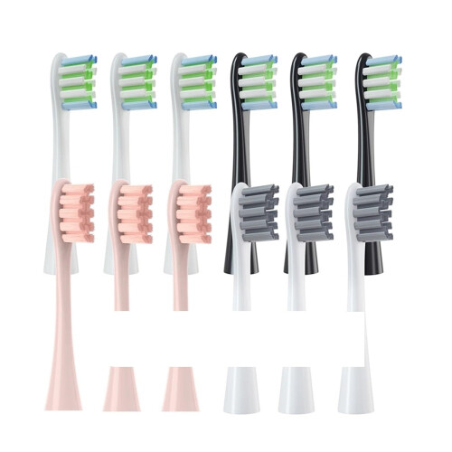 12 Pack Replacement Toothbrush Heads for Oclean SE Soft Nylon Green 1