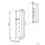 Beliani Storage Unit FROME Metal Red 3
