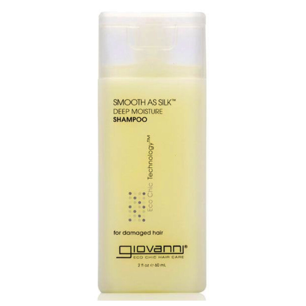 Giovanni Smooth As Silk Shampoo|Smooth-enhancing shampoo frizzy hair |Gentle cleansing hair care  - 2oz