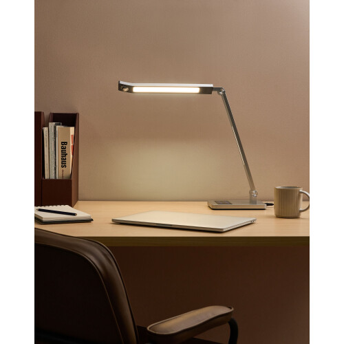 Beliani LED Desk Lamp LEPUS with Motion Sensor Silver 1