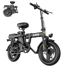 GE5 2026 14" Folding Electric Bike for Adults 250W 48V15AH E-City Bike