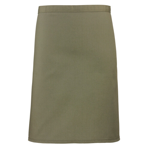 Premier (One Size, Olive) Premier Colours Mid Length Apron