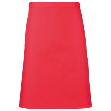 (One Size, Strawberry Red) Premier Colours Mid Length Apron