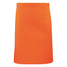 (One Size, Orange) Premier Colours Mid Length Apron