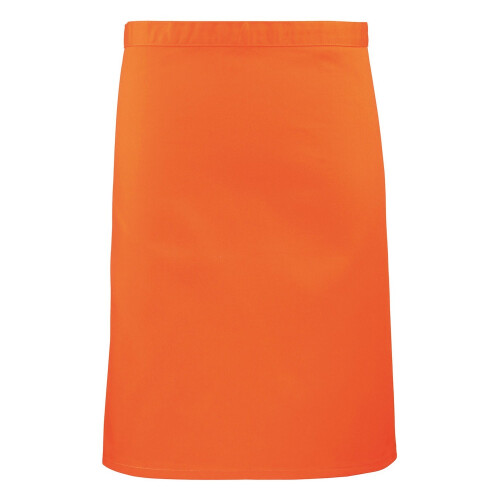 Premier (One Size, Orange) Premier Colours Mid Length Apron