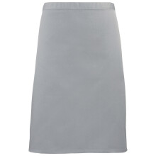 (One Size, Silver) Premier Colours Mid Length Apron