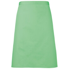 (One Size, Apple Green) Premier Colours Mid Length Apron