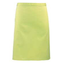 (One Size, Lime) Premier Colours Mid Length Apron