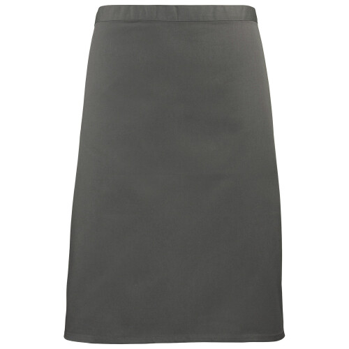 Premier (One Size, Dark Grey) Premier Colours Mid Length Apron