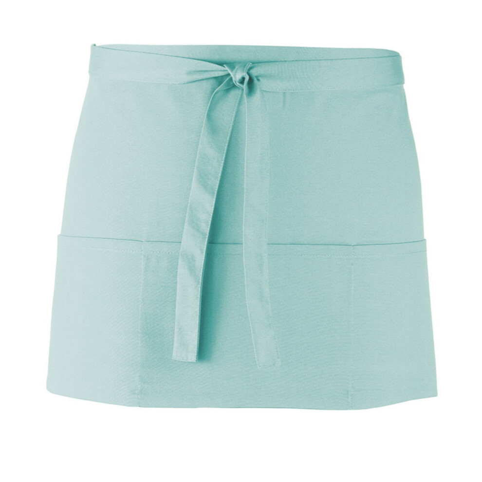 Premier (One Size, Aqua) Colours 3 Pocket Short Apron