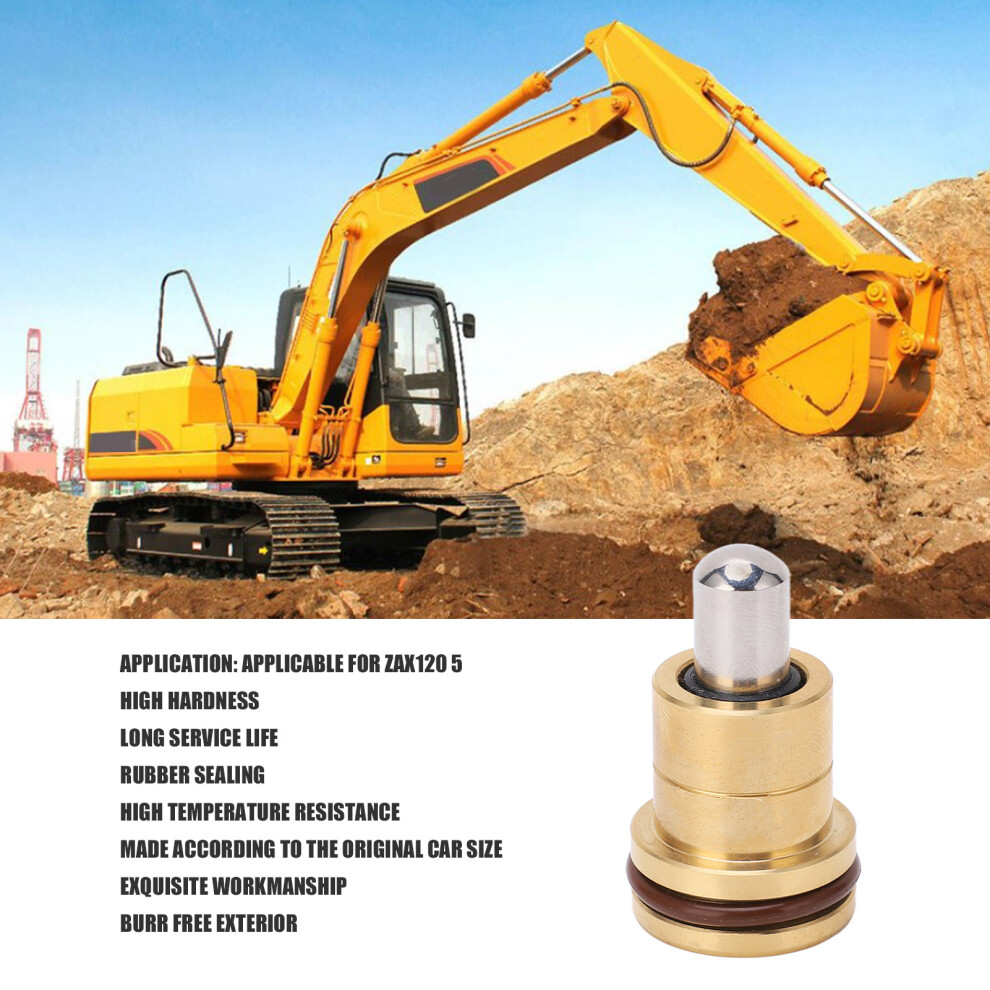 4 Pcs Excavator Joystick Handle Brass Rubber Seal