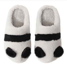 Pantoufles en coton mignonnes avec oreilles de lapin et ours pour femmes – Chaudes, moelleuses et antidérapantes, confortables, idéales pour la