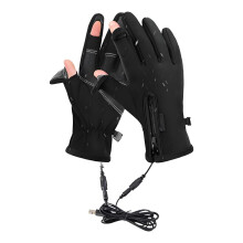 Pantalla táctil con calefacción USB compatible con esquí, ciclismo, conducción, ropa de invierno y ropa deportiva para mujeres.