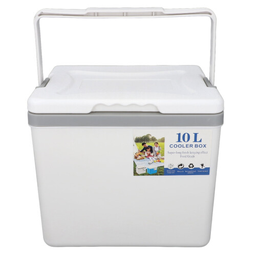 Bosca Fuaraithe Inslithe 10L le Láimhseáil