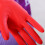 Rubber Dishwashing Gloves Extra Thick Long Sleeve 1 Pair 3