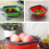 Collapsible Kitchen Strainer Colander Over Sink Dish Drying Rack - Red 4