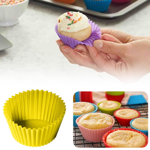 Silicone Cupcake Liners Non-Stick 2 Pcs 2