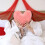 Heart Shaped Faux Fur Throw Pillow 50cm 4