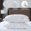 King White Quilt Set Geometric Diamond Stitched Microfiber 4