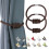 Magnetische Gardinenhalter aus Jute, 4er-Pack 1