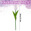 Lalele artificiale Real Touch, albe, 34 cm (1 buc.) 3