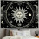 Sun and Moon Psychedelic Tapestry 60x50 inch 2