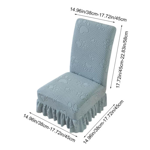 Κάλυμμα καρέκλας Cats Paw Stretch Knit με τέντωμα, παχύρρευστο, για όλες τις εποχές 2