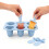 Chewable Ice For 6 Cavity Silicone With Edges Iced Maker,Blue 4