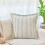 Housses de coussin rayées en coton, 30 x 50 cm, lot de 2 2