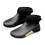 Botas de chuva femininas impermeáveis de cano curto, antiderrapantes e com cano largo. 4