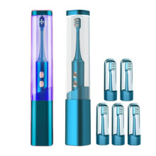 Sonic Electric Toothbrush with UV Sanitizer, 45Day Battery, 4 Modes, Green