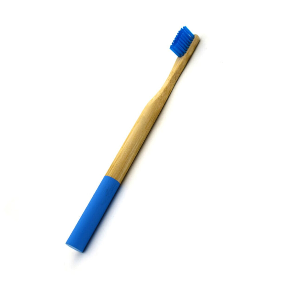 Biodegradable Wooden Toothbrush Soft Bristles Ergonomic Handle for Sensitive Gums Travel Friendly