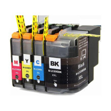 Συσκευασία 4 δοχείων μελάνης LC20E LC20EBK LC20EC LC20EM LC20EY XXL για Brother MFC-J5920DW